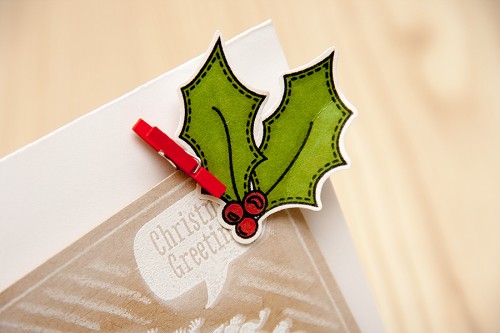 Майстерня різдвяних листівок 2013 | Імітація крейдової дошки не лише на чорному картоні