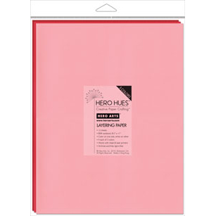 Hero Arts Blush Mixed Layering Papers PS620