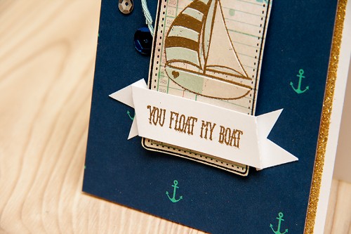 Листівка щомісяця: Морська листівка You Float My Boat
