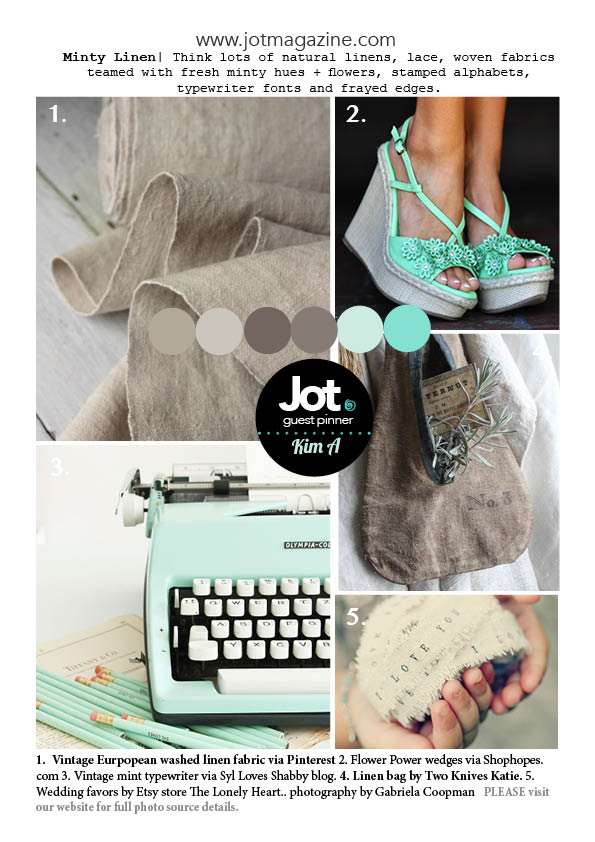 June Mood Board by Jot Magazine