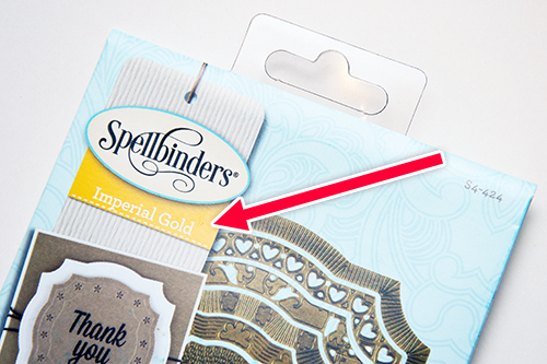 Ножі Imperial Gold від Spellbinders