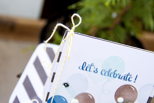 Листівка із повітряними кульками на День Народження Lets Celebrate для Neat & Tangled