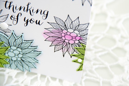 Yana Smakula | Thinking of You using stamps, dies and cardstock from #SimonSaysStamp