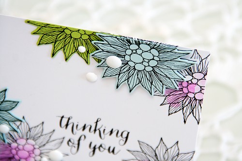 Yana Smakula | Thinking of You using stamps, dies and cardstock from #SimonSaysStamp