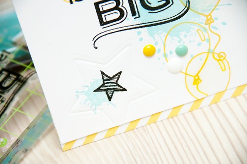 No Dream Is Ever Too Big - Yana Smakula | Using stamps from #HeroArts, inks from #ClearSnap and dies from #Spellbinders