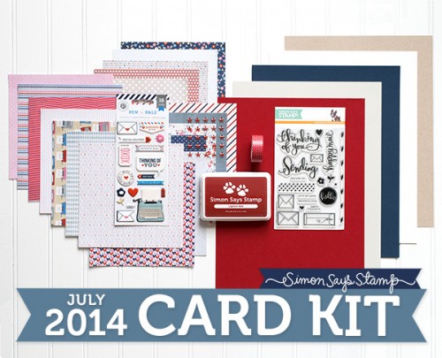 Simon Says Stamp July 2014 Card Kit. Video