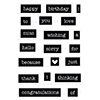 Neat & Tangled Everyday Labels Stamps