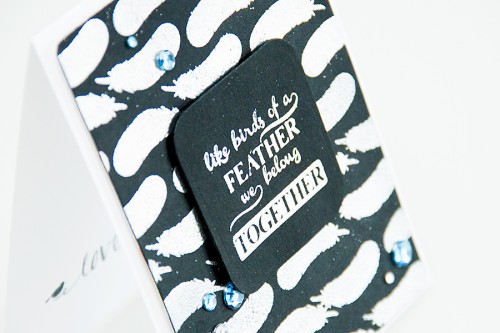 Yana Smakula | Avery Elle's DIY Stamped Design Paper Card 
