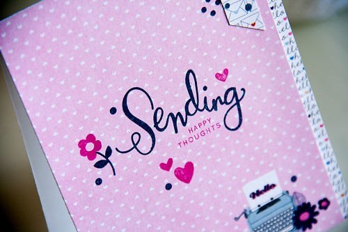 Yana Smakula | Simon Says Stamp July 2014 Card Kit -Sending Happy Thoughts. Video