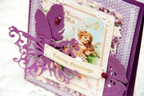 Yana Smakula | Spellbinders & Graphic 45 Loving Greetings Card