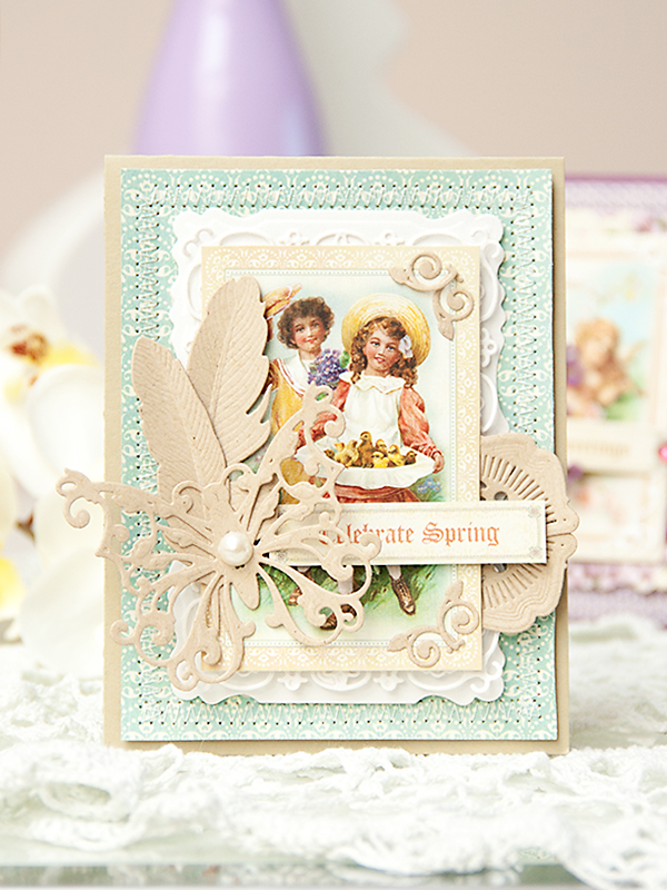 Yana Smakula | Spellbinders & Graphic 45 Loving Greetings Card