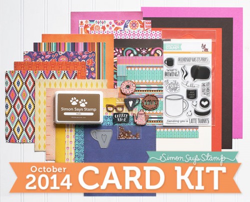 Simon Says Stamp October 2014 Card Kit. Card #1 and Video!