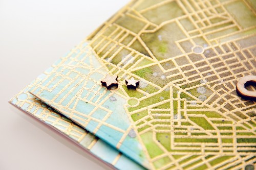 Yana Smakula | Hero Arts City Map Background Miss You Card and video. For more cardmaking ideas please visit https://www.yanasmakula.com/?lang=en