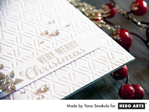 Yana Smakula | Hero Arts Very Merry Christmas Card