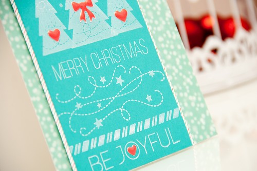 Yana Smakula | Simon Says Stamp November 2014 Card Kit - Be Joyful