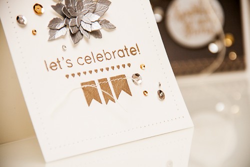 Yana Smakula | December 2014 Simon Says Stamp Card Kit #stamping #cardmaking #heatembossing #diy #craft