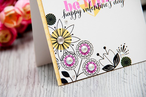 Yana Smakula | Modern Valentines Day Cards Hero Arts #stamping #love