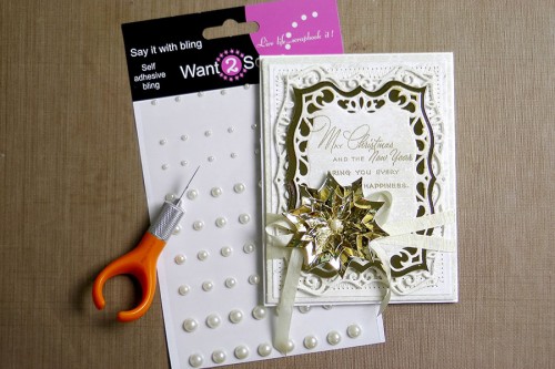 Yana Smakula | Holiday Cards with Spellbinders dies and First Edition papers. For a photo tutorial please visit http://www.zrobysama.com.ua/?lang=en #cardmaking #diecutting #papercrafting #spellbinders