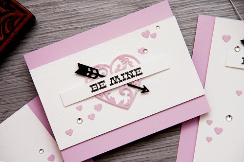 Yana Smakula | Clean & Simple Die Cutting #37. Textured paper Valentine's Day Cards. Video #cardmaking #diecutting #spellbinders #averyelle