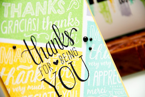 Yana Smakula | Hero Arts - Thank for being you & Hello Wonderful cards