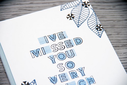 Yana Smakula | I've Missed You So Very Much Card