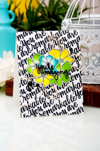 Yana Smakula | Video! Bright and pastel cards - two different looks with identical supplies + Blog Hop + Giveaway #stamping #cardmaking #watercolor