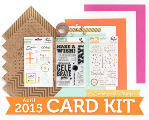 Simon Says Stamp April 2015 Card Kit - Make A Wish