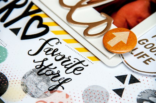 Yana Smakula | LO Hello #scrapbooking #americancrafts