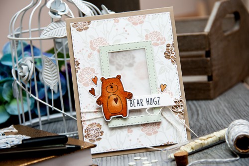 Yana Smakula | Simon Says Stamp Hop To It - Bear Hugs Card