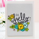 Yana Smakula | Neat & Tangled May 2015 Release. Day 3 - Oh Hello Card featuring Hello Stamp + Die set