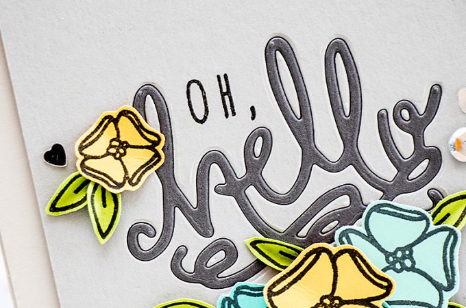 Neat & Tangled | Oh Hello Inlaid Die Cutting Card