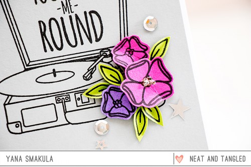 Yana Smakula | Neat & Tangled May 2015 Release. Day 5 - You Spin Me Round featuring For The Record stamp set