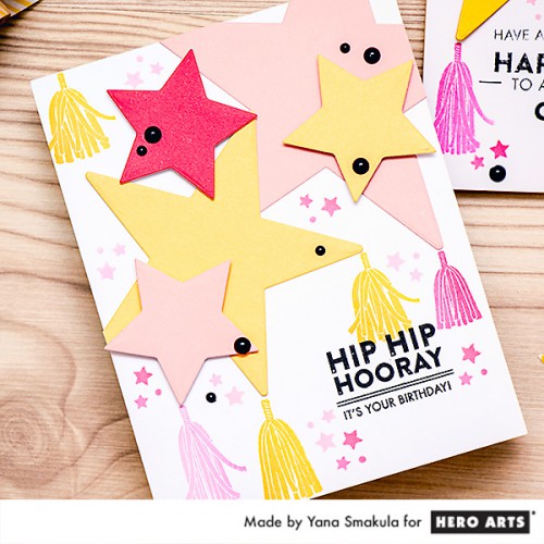 Yana Smakula | Hero Arts Hip Hip Hooray Cards