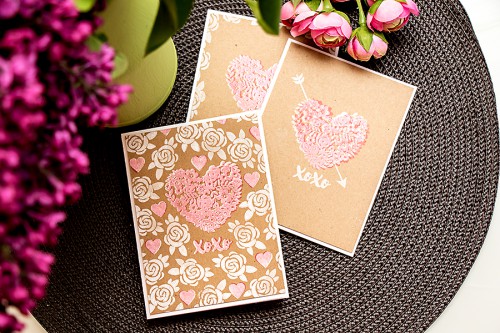 Yana Smakula | Hero Arts Lia Griffith Kraft XOXO Cards