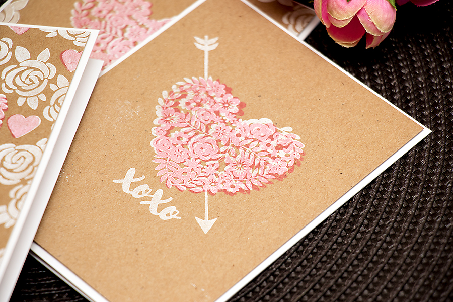 Yana Smakula | Hero Arts Lia Griffith Kraft XOXO Cards