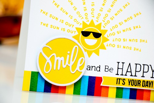 Yana Smakula | Simon Says Stamp June Card Kit - Smile & Be Happy Card