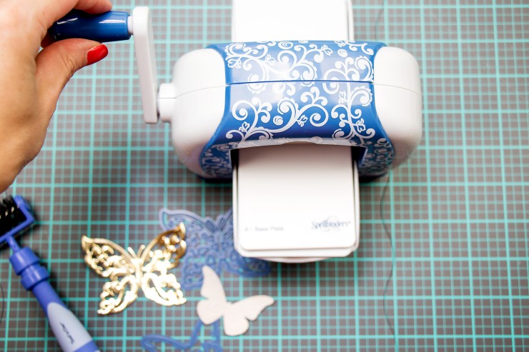 Yana Smakula | Spellbinders Sapphire Die cutting Machine and Dies - You're The Best Card