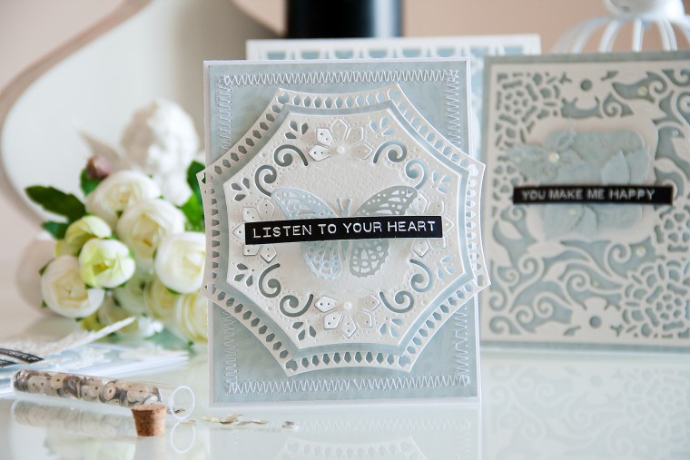 Yana Smakula | Spellbinders Listen to Your Heart Card