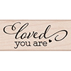 Hero Arts Loved You Are By Lia Rubber Stamp D6095