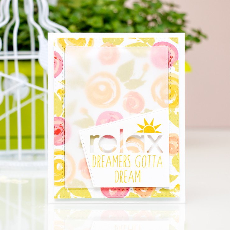 Yana Smakula | The Color of Fun Simon Says Stamp - Relax Dreamers Gotta Dream Card and video