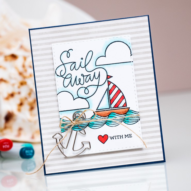 Yana Smakula | Simon Says Stamp July Card Kit - Sail Away With Me