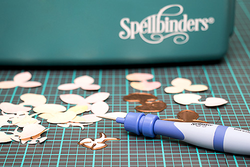 Yana Smakula | Spellbinders Paper Orchid Gift Toppers