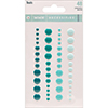 My Mind's Eye TEALS Enamel Dots Necessities NC1071