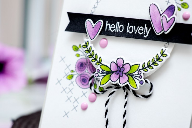 Faux Hand Stitched Card + Neat & Tangled July 2015 Release. Video