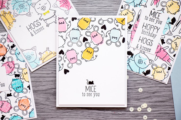 Yana Smakula | Mice to see you Hero Arts Baby Animals Cards