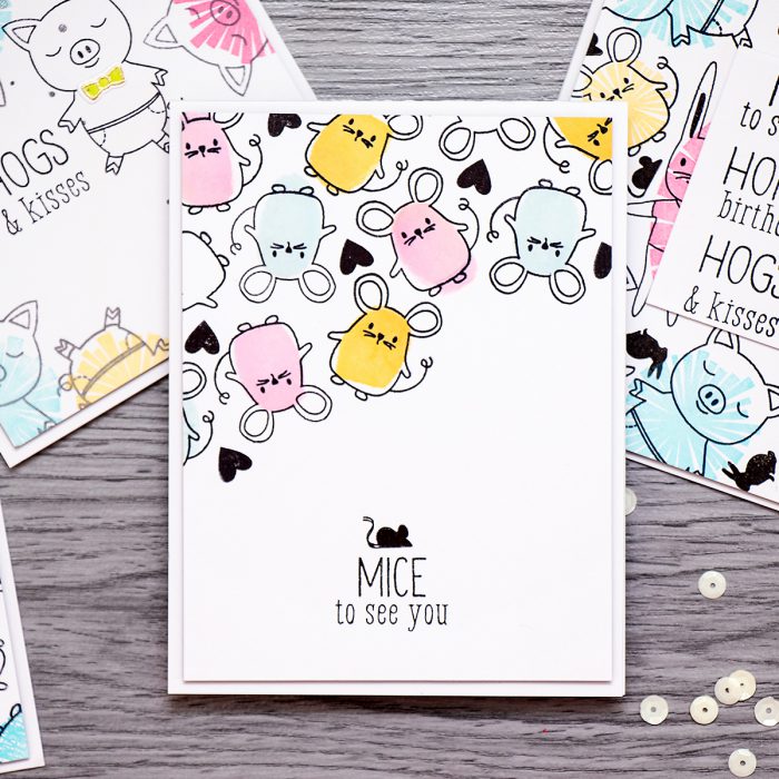 Yana Smakula | Mice to see you Hero Arts Baby Animals Cards