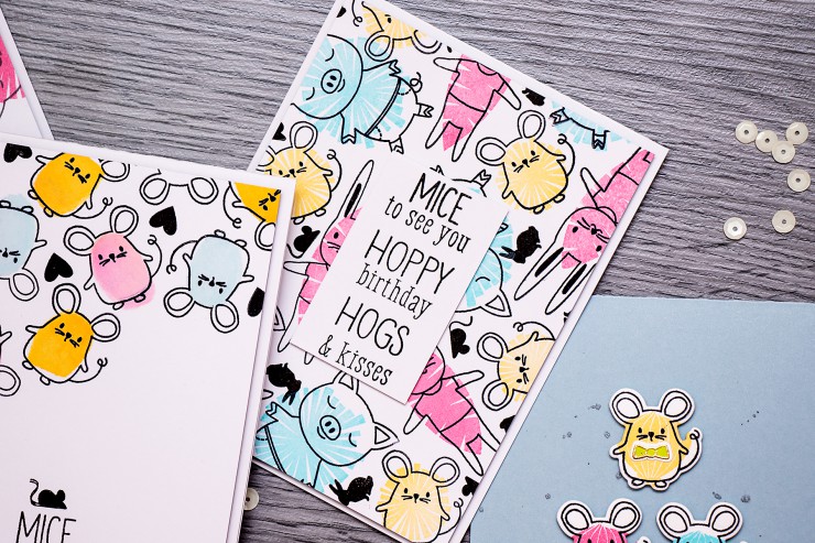 Yana Smakula | Mice to see you Hero Arts Baby Animals Cards