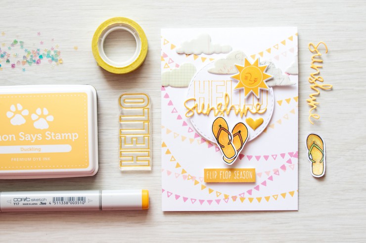 Simon Says Stamp August Card Kit - Hello Sunshine. Video