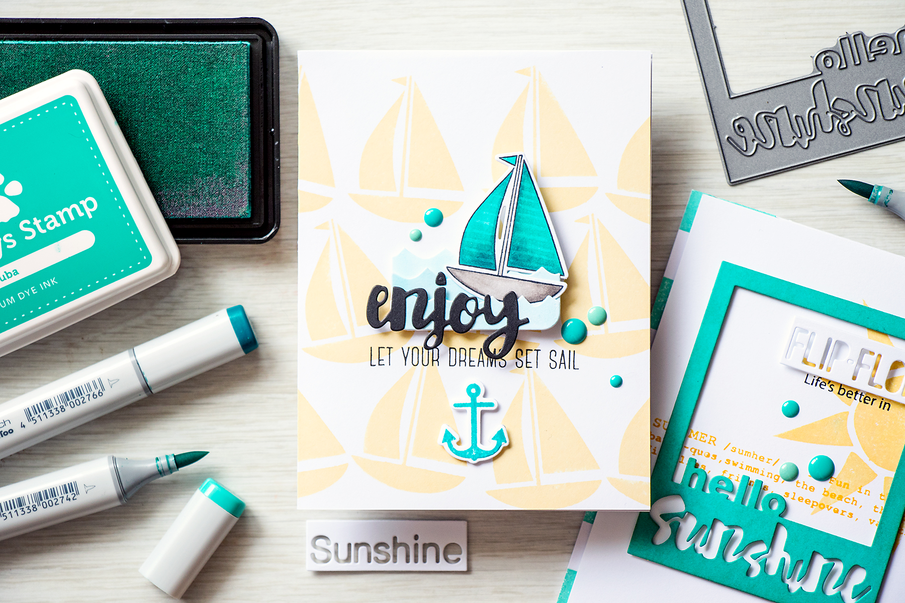 Yana Smakula | Simon Says Stamp Let Your Dreams Set Sail Splash Of Color Release