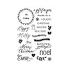 Hero Arts Clear Stamps HAPPY MERRY MESSAGES BY LIA CL904 Lia Griffith